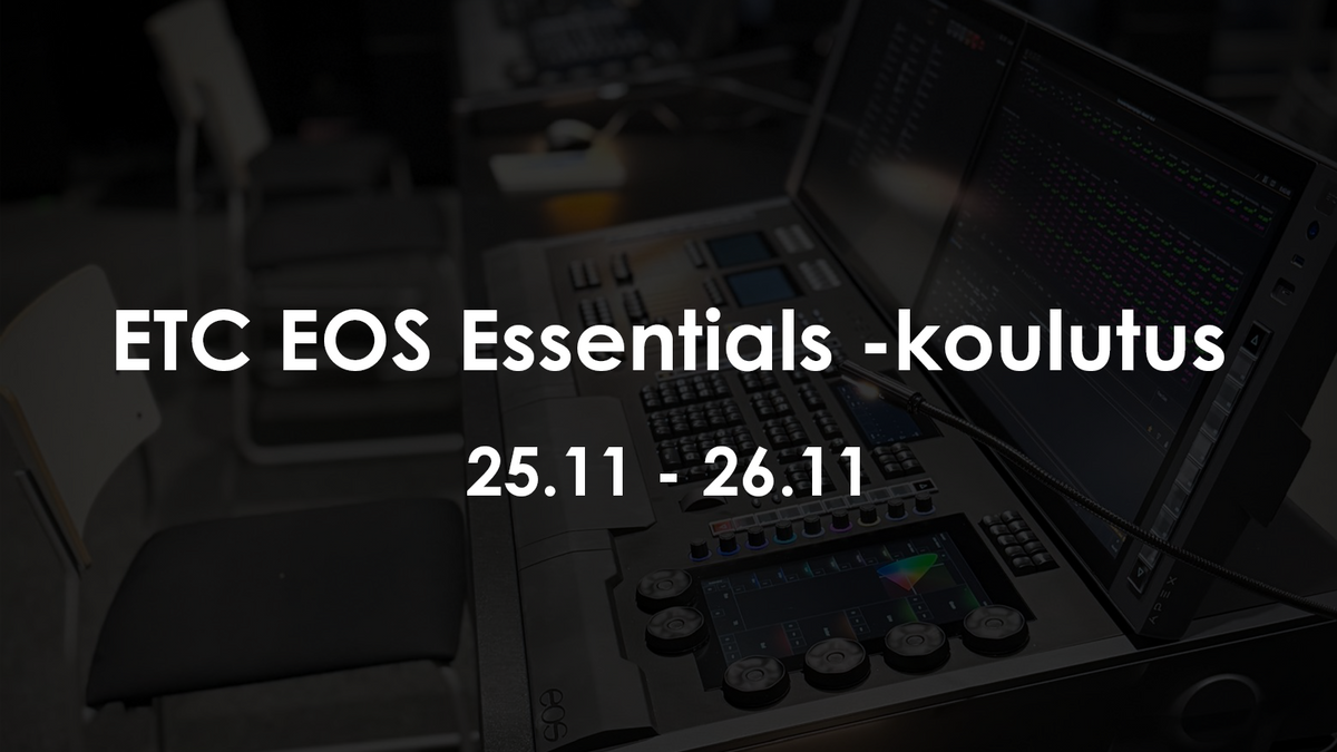ETC Eos Essentials -koulutus 25.–26.11.2026