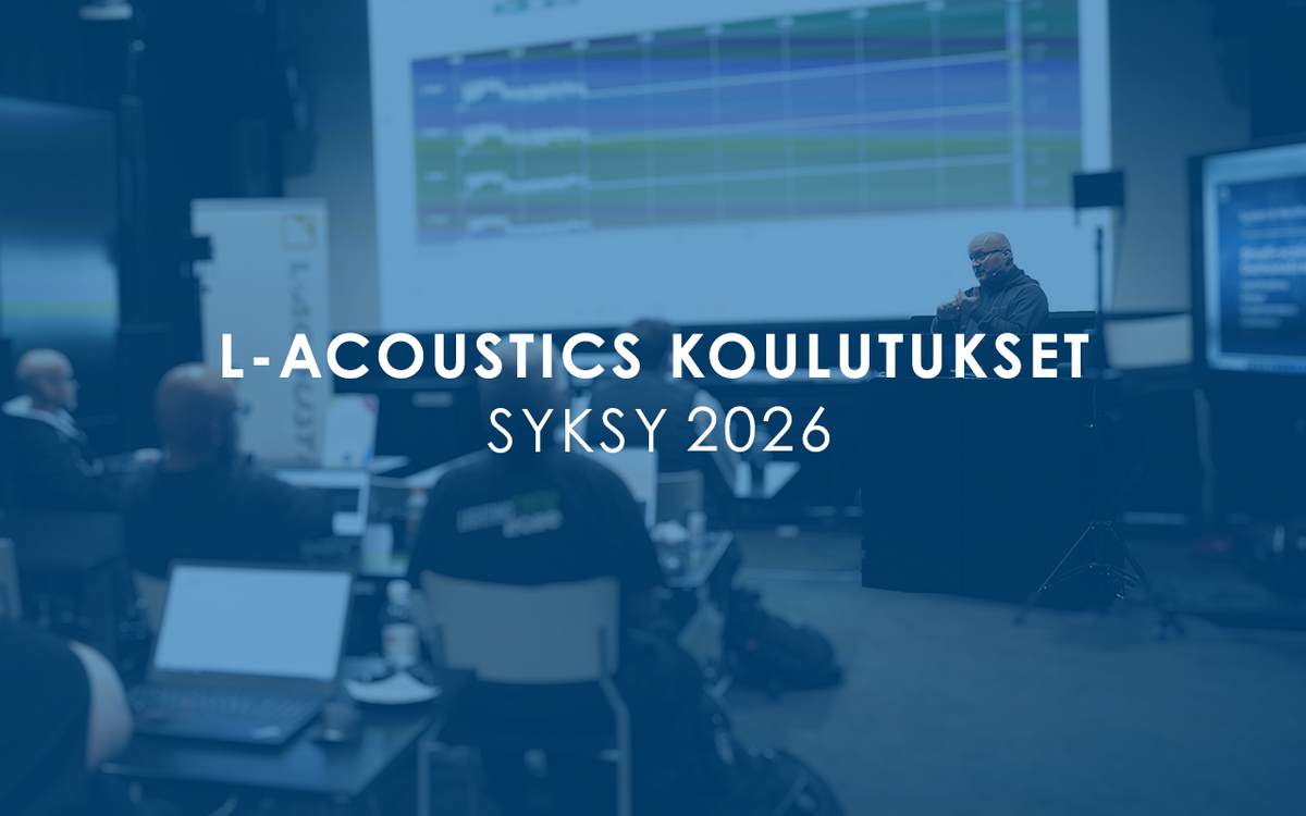 L-Acoustics-koulutukset – Syksy 2026